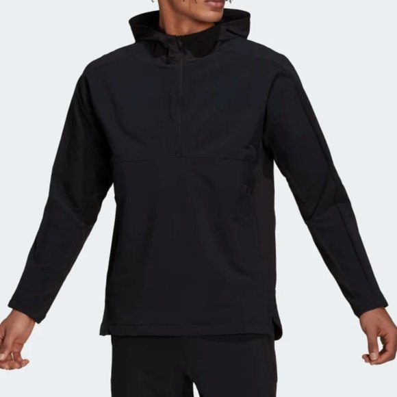 Adidas Training CORDURA® Half-Zip Hoodie - Picture 2 of 7